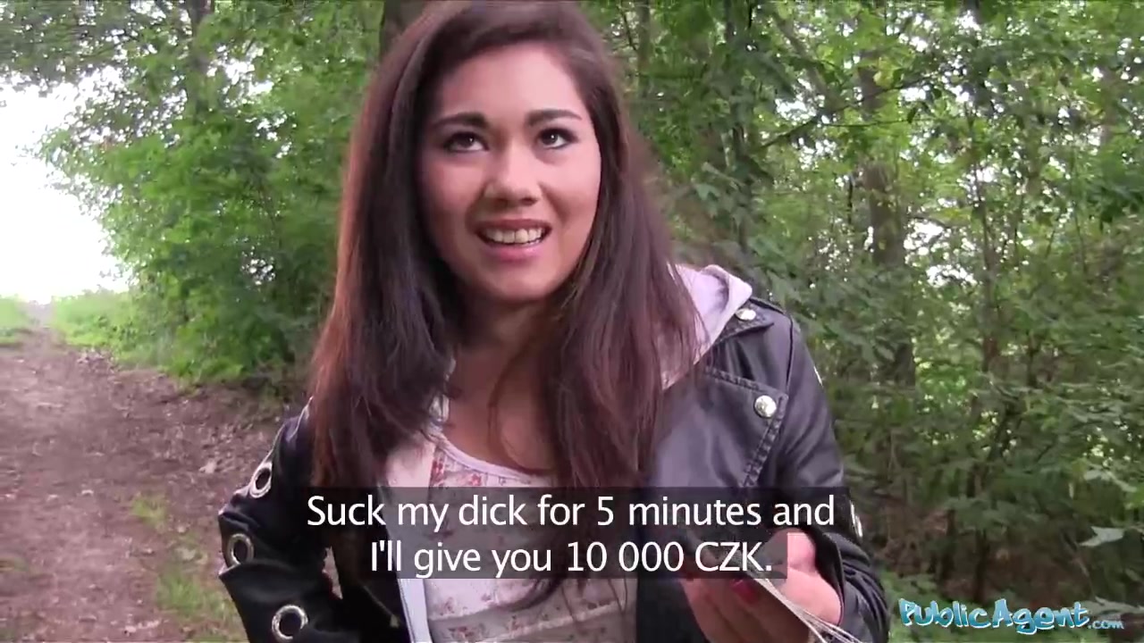 Amateur Brunette Whore - Free HD Asiatic amateur brunette slut gets rammed by a horny public agent  in POV Porn Video