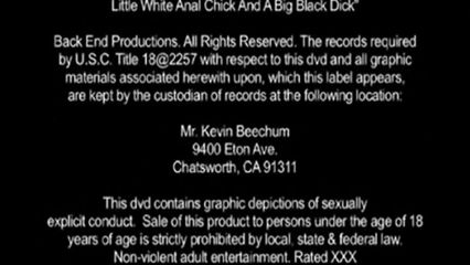 Free Black And White Anal - Free HD LITTLE WHITE ANAL CHICK AND A BIG BLACK DICK Porn Video