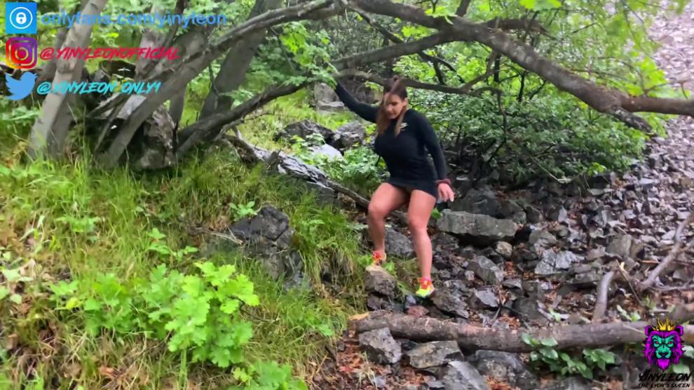 Porn Hiking - Free HD Hiking in a rainy and cold day ending in a wet and slippery screw  Porn Video
