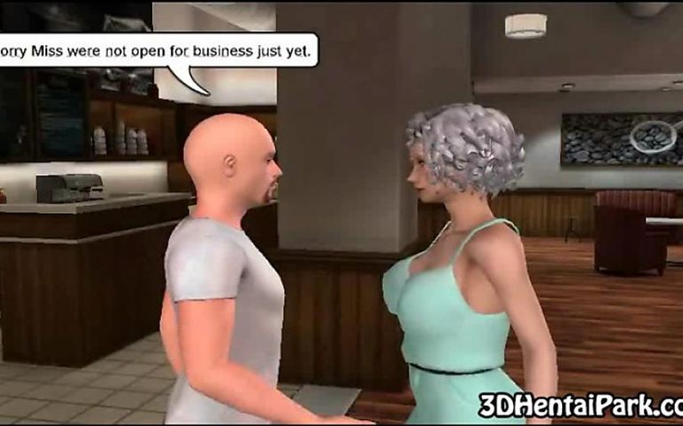 Grey Hair Porn Porn Anime - Free HD Foxy 3D grey haired babe sucks cock and gets fucked Porn Video